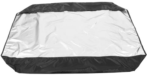 Generisch Sandkastenabdeckung aus Polyester mit Kordelzug Faltbar und Staubdicht für Outdoor Garten und Sandkastenschutz