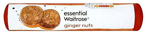 Essential Biscuits Ginger Nuts Waitrose 300g (Pack of 4)