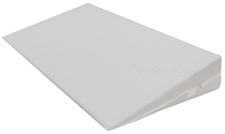 Dibapur Keilkissen mit Aloe Vera Bezug Matratzen Matratzenkeil Matratzenerhöhung Hochlagerungskeil fürs Bett (B 100 x T 50 x H 15 / 1cm)