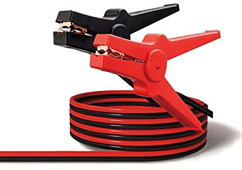 Pinzas para arranque y cargar baterias de coche de 3.5m de largo, hasta 350 Amperios, norma DIN 72553-25, con bolsa de transporte