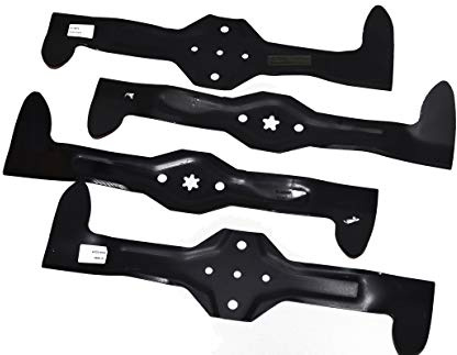4 X 54,3 CM Lames pour tondeuses (2 X Droite + 2 X Gauche) pour Husqvarna CTH170 / CTH172 / CTH180XP / CTH191 / CTH200 / CTH210XP / YTH210XP / CTH220TWIN / GARDOL 155107HRB / 155 107 HRB