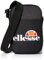 ellesse Heritage Lukka Umhängetasche für Herren, kleine Gegenstände, Schwarz