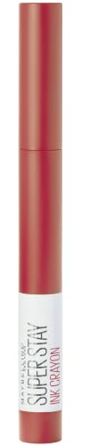 Maybelline New York Super Stay Ink Crayon, 40 Laugh Louder, 1,5 g | Lápiz labial mate de larga duración, alta pigmentación, Super Stay Ink Crayon