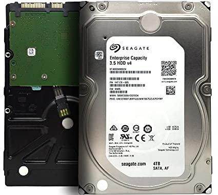 Seagate Enterprise Capacity 4TB Interne Festplatte ST4000NM0024 3,5 Zoll HDD SATA 6Gb/s 7200RPM 128MB Cache