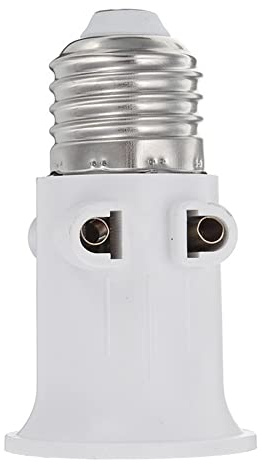Ruluti E27 Eu Led White Bulb Pbt Lamp Holder Light Socket Used Into 2-pin Plug for Home Photographic Bulb Adapter Ac100v 240v 4a