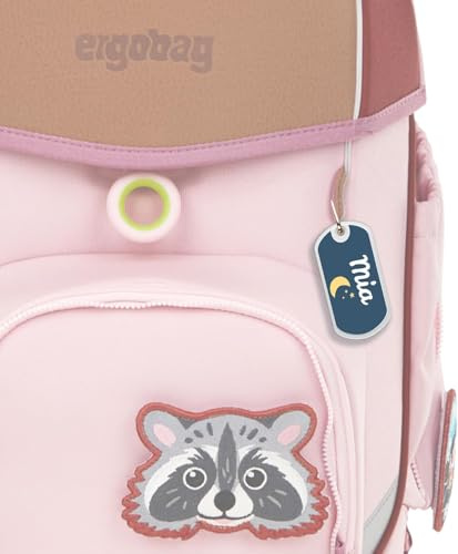 gutmarkiert Taschenanhänger für Kinder - Namen Telefonnummer Symbole | Personalisierter Anhänger - perfekt als Schlüsselanhänger oder Kofferanhänger - praktisch für unterwegs mit Kind