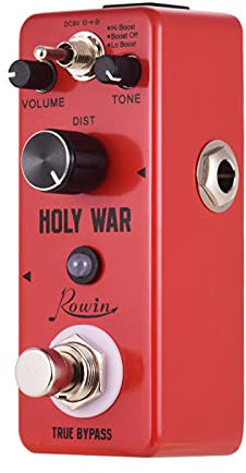 Sunydog NEU HOLY WAR Analoges Heavy-Metal-Verzerrungs-Gitarren-Effektpedal 3 Arbeitsmodus Aluminiumlegierung Shell True Bypass