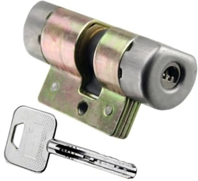 ZiYouao SchließZylinder 1 Stück Sicherheitstürschloss Core Security Vintage Eingang Außentürschloss Zylinder Ziehgriff Schlosskörper Universal Zylinderschloss(75(37.7-37.5))