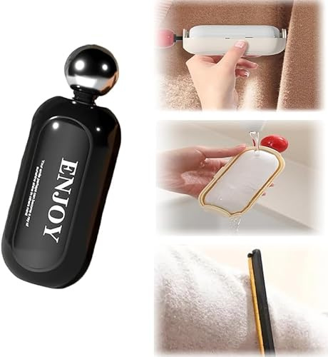 Enjoy - Rullo levapelucchi portatile Good Life, mini rullo per pelucchi riutilizzabile per rimuovere i peli di animali domestici, 2 in 1, lavabile, per vestiti, mobili, peli di cani e gatti