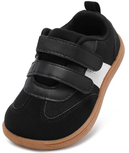 STQ KIDS Barefoot Niños Zapatillas Deportivas Niña Bebe Primeros Pasos | Moda Clásicas Calzado Respetuoso Non-Slip Descalzo con Caída Cero al Aire Libre para Mejor Regalo