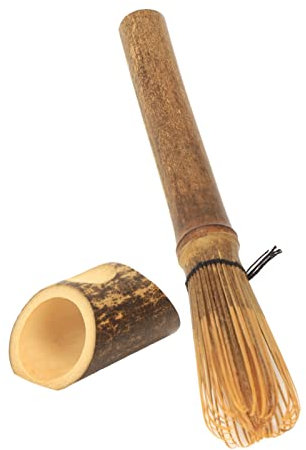 Fouet à Matcha, Ensemble d'ustensiles en Bambou pour la Préparation de Matcha, Mélangeur Idéal pour Thé Vert en Poudre, Accessoires de Cuisine Naturels et Légers