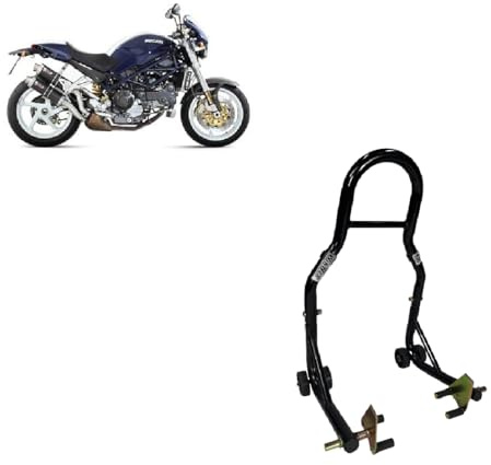 Cavalletto alzamoto alza moto compatibile con Ducati Monster S2 S4 R S2R S4R WinNet per alzare sollevare avantreno la ruota gomma cerchio anteriore davanti frontale