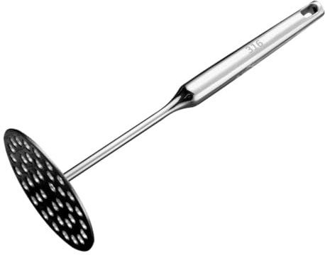 ULTECHNOVO Stainless Steel Potato Ricer Heavy Duty Kitchen Gadget for Mashing Potatoes Fruits Vegetables Multi Functional Tool for Food Preparation Easy to Use