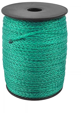 BAUSTER® Lot de 2 cordons de murer, 50 m/100 m, indéchirables et résistants aux intempéries, pour la construction et le jardin, coloré (vert, jaune, rouge, bleu) – Ficelle pour maçons, pavés (vert