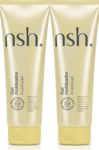 nsh. Crema Anticelulitica Reductora 2x 300ml. Reafirmante Corporal con Cafeína al 12%. Tensa y remodela el contorno. Reduce Celulitis y Piel de Naranja | Hidratante + Reafirmante. (Paquete de 2)