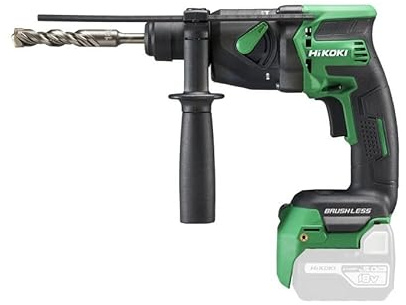 HiKOKI Cordless Rotary Hammer SDS-Plus DH18DPBJ4Z 18 V Brushless 2-Mode 1.3 J SDS-Plus Rotary Hammer for Concrete Drilling up to 18 mm