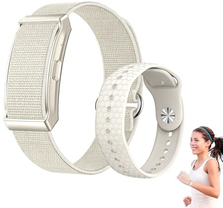 Genérico Pulsera Inteligente De Fitness Ahalar, Pulsera De Actividad Física Ahalar, Diseño Ultraligero Sin Pantalla, para Hombres Y Mujeres, Fitness, Actividades Al Aire Libre Y Cotidianas (White)