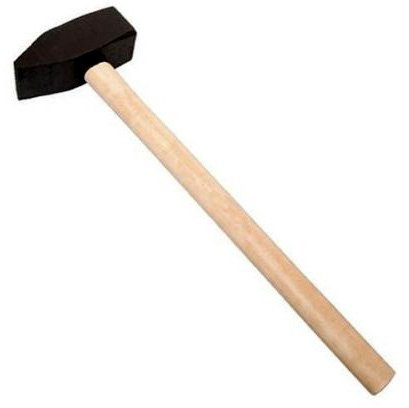Sledge Hammer Engineer's Hammer Wooden Handle 4 kg