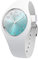 Ice-Watch - ICE sunset Turquoise - Weiße Damenuhr mit Silikonarmband - 015745 (Small)