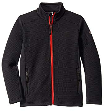 Spyder Jungen Encore Full Zip Fleece Jacket Skijacken, Schwarz, L EU