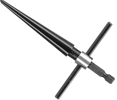 Hyuduo Alesatore Conico Officina, in Met, Foro, Alesatori Manuali, Alesatori A Coda Conica, Svasatura Conica, Strumento di Taglio A Testa Fresata per Strumento di Falegnameria Conico