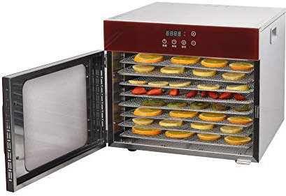 Encimera comercial de 8 capas Máquina de frutos secos, máquina de secado, máquina de procesamiento de alimentos, deshidratador de alimentos,conservante de comida para mascotas