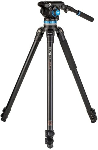 BENRO Trepied vidéo A373FB Avec rotule FS6PRO