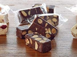 Nougat mit Schokolade & Meersalz, 1 kg lose, einzeln verpackt