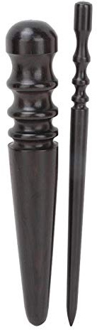 Sxhlseller Bruñidor de Cuero, 2 uds., Pulidor de Borde de Madera de Cuero, Herramienta de Trabajo Manual de Bricolaje para Ranura de Tarjeta con Cremallera, rectificado de Borde de Cuero, etc.