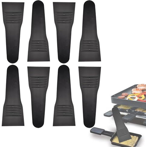 Raclette - Espátula para sartenes antiadherentes (8 unidades)