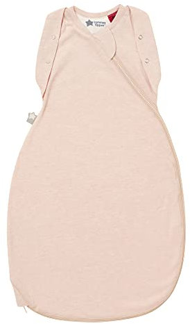Tommee Tippee Babyschlafsack für Neugeborene, der Original Grobag Pucksack, hüftgesundes Design, weicher baumwollreicher Stoff, 0-3 m, 2,5 TOG, Blush