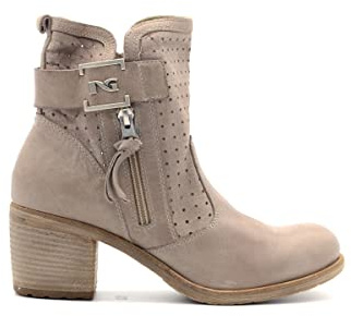 Nero Giardini E217915D Stivaletti Donna in Camoscio - Tortora 37 EU