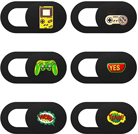 Cubiertas de la Cámara Web Tapa de Cámara Portátil Deslizante Control Deslizante de Cobertura Web Cubiertas de Privacidad de la Cámara para Laptop Smartphone Tableta Seguridad de Privacidad(Juego)
