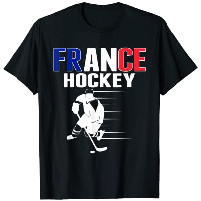 Maillot supporter l'équipe de France de hockey sur glace T-Shirt