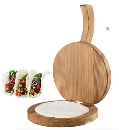 Kopinma Tortilla-Presse, Teig Press Werkzeug Teig Presser Knödel Haut KnöDel Press Werkzeug Teig Presser Knödel Wickler Presser für Ravioli, Empanadas und mehr, Taco Maker Tacopresse