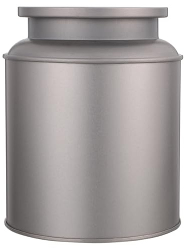 PACKOVE Teedose Aus Metall Mit Deckel Teevorratsbehälter Für Losen Tee Und Trockenfrüchte 4X4X4.7 Zoll Staubdicht Und Praktisch Für Küche Und Haushalt