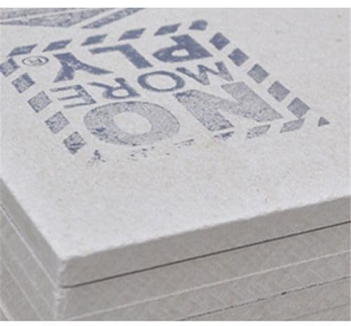 PACK OF 5 (Total 5 Units) - 12mm NoMorePly Fibre Cement Construction Board - 1200mm x 800mm