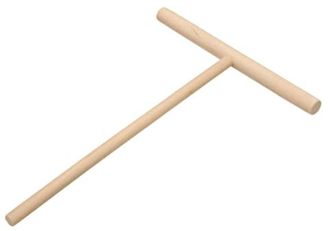 COLLBATH Crepes Pancakes Made Easy Wood Crepe Spreader Dough Distributor Wooden Kitchen Utensils for Skillet Pan