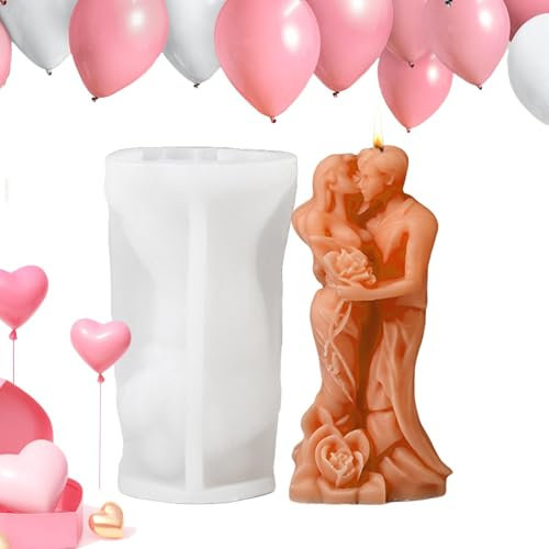 3D Körper Kerzenform, Silikonform Kerzen Körper Paar Umarmen Kerzenformen Handgemachtes Silicone Candle Mold Für Figur Kerzen Selber Machen Handwerk Ornamente