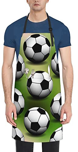 Arbeitsschürzen Fußball Grillschürze Salon Küchenschürzen Friseur Köche Schürze Für Salon Friseur Garten