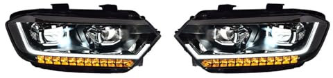SHWEYFNZ Auto Frontleuchten für VW Bora 2016-2018, Scheinwerfer Frontlicht Frontleuchten Montage Autoscheinwerfer, Scheinwerfer-Baugruppe,a Complete Set
