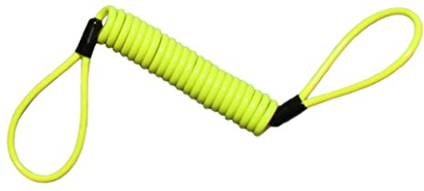 BaotyJie 150cm Erinnerungskabel für Bremsscheibenschloss, Gelb