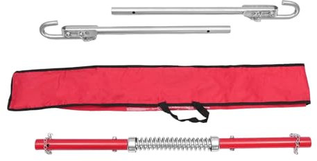 Barra di Traino 8T, Barra di Traino di Sicurezza per Auto, Molla ammortizzatrice, stabilizzatore per Asta di Traino, Tubo Dritto Resistente per Auto e furgoni(3T)