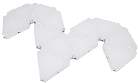 Cocoarm Triangular RGB LED Wall Light Kit Musik Synchronisation Farbwechselbedingungen für die Raumdekoration