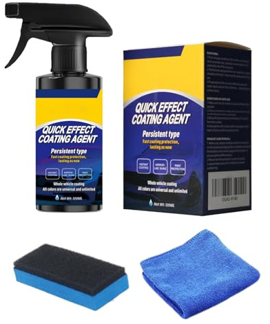 Dranng Spray De Recubrimiento Cerámico Para Coche | Spray Restaurador De Brillo Para Vehículo | Restaurador Hidrófugo Impermeable De 120ml | Para Camionetas Sedán Monovolumen Uso Diario Y