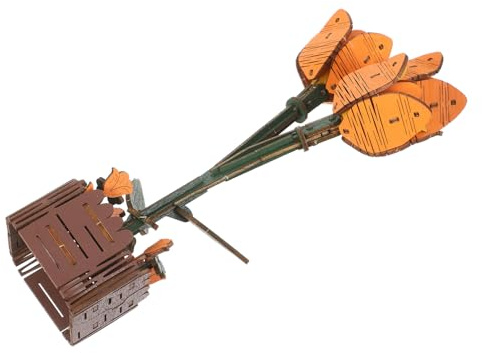 Parliky Kit De Construction en Bois pour Bouquet De Tulipes Artificielles en Pot Modèle De Fleur 3D Kit De Construction en Bois pour Bouquet De Tulipes Artificielles