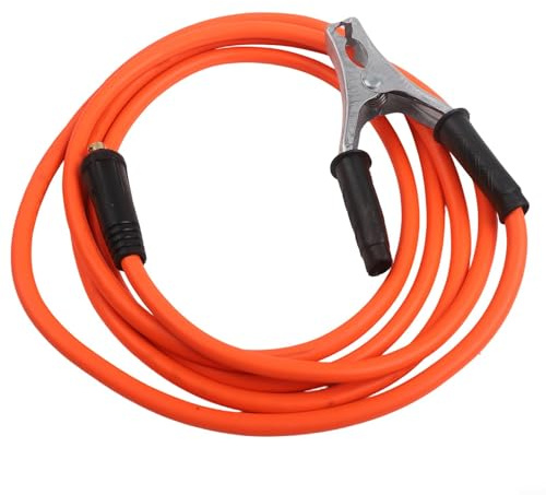 Risveglio Cavo per saldatura MMA resistente, 7 m, con filo di terra, supporto per elettrodi anti-scottatura MMA-350 per saldatrice (3 metri)