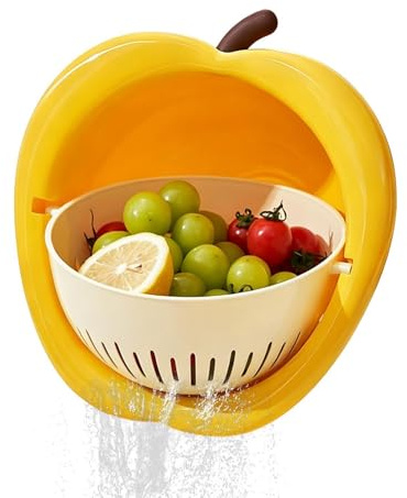 per Lavare Frutta | Passino per Mescolare Multifunzionale Spesso - Scolante per Frutta e Verdura - per Frutti di Bosco Freschi Insalate Pasta Spaghetti e Lattuga