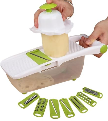 Cortador de Verduras | Multifuncional Manual Portátil - Picador Y Rebanador De Verduras - Para Cocina Hogar Interior Apartamento En El Interior Cocinar Picar Fruta