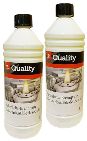 2 x Sicherheitsbrennpaste 1000ml, Brennpaste, Anzündpaste, Anzündgel
